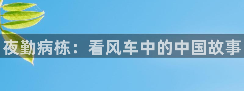 贝勒漫画下载入口：夜勤病栋：看风车中的中国故事